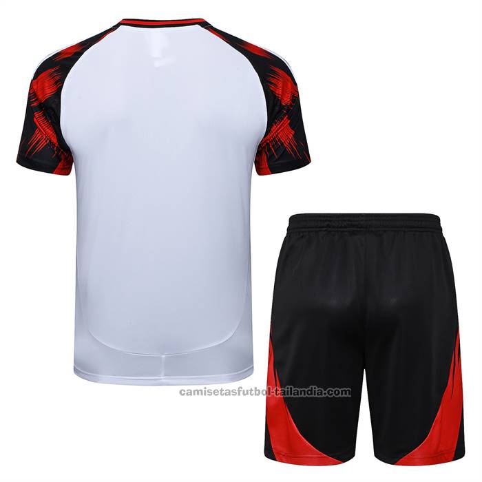 Chandal del Flamengo Manga Corta 25/26 Blanco - Pantalon Corto